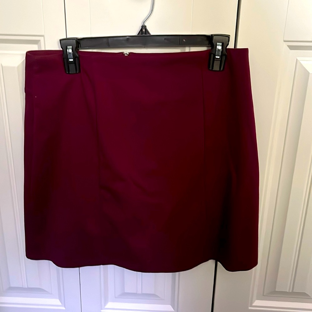Maroon Skirt
